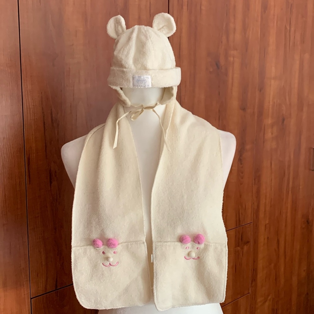 Carotte Hat and Scarf for Baby